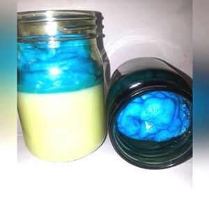 𝅺HAND Crafted Mermaid Lemonade dessert candles 13.5